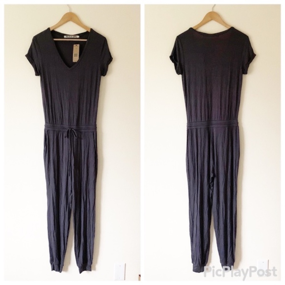 Michael Stars Drawstring Waist Jumpsuit